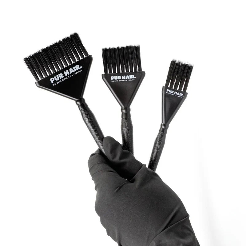PUR HAIR Färbepinsel Set 3tlg.