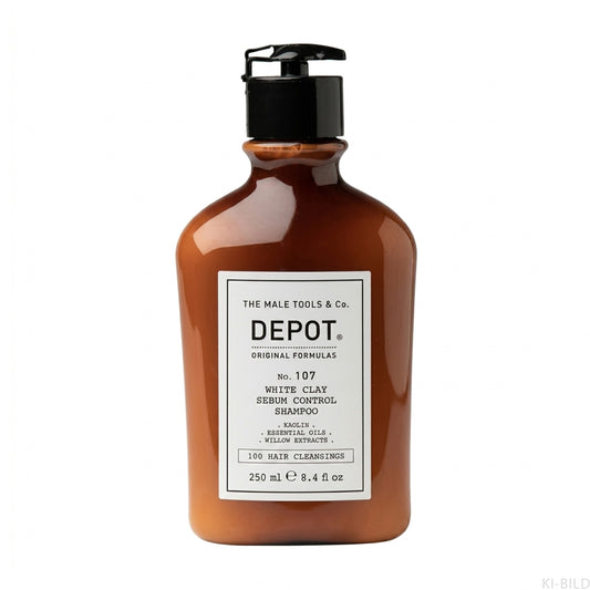 DEPOT No. 107 White Clay Sebum Control Shampoo 250ml