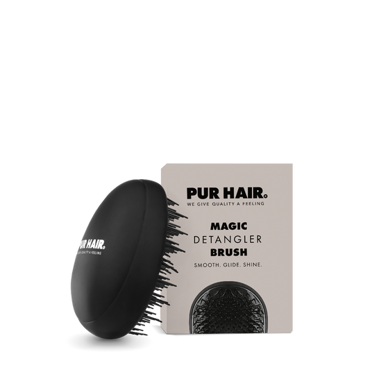 PUR HAIR Detangler Brush, in schwarz, mit Karton Verpackung