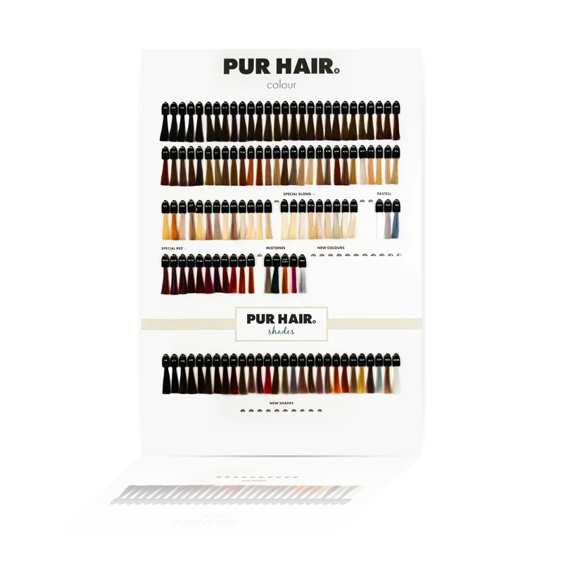 PUR HAIR Maxi Board Farbkarte