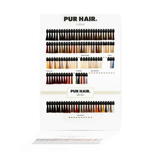 PUR HAIR Maxi Board Farbkarte
