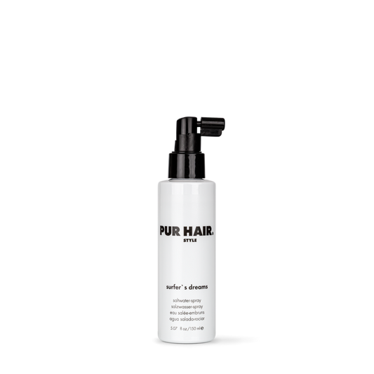 PUR HAIR Style Surfer’s Dreams Salzspray in weißer Flasche mit schwarzem Sprühkopf, 150 ml