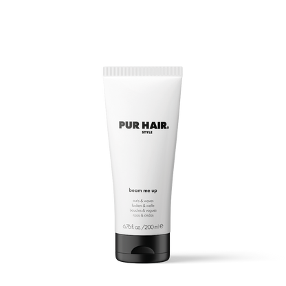 PUR HAIR Style Beam Me Up, 200 ml Tube in Weiß mit schwarzem Deckel