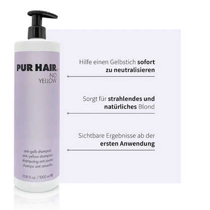 PUR HAIR No Yellow Shampoo 1000 ml