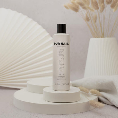 PUR HAIR Magic Gum Repair Shampoo 250 ml – reparierendes Shampoo mit Hyaluronboost für trockenes, strapaziertes Haar